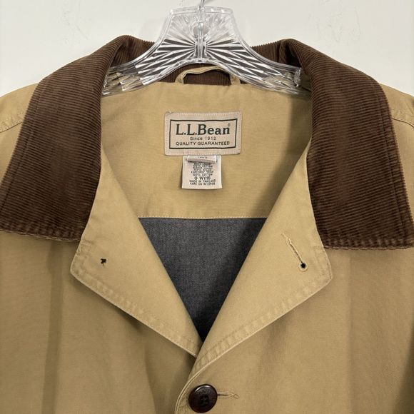 Vintage LL Bean Barn Jacket Mens XLarge Lined Canvas Chore Field Coat - Picture 2 of 5